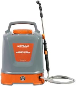 Neptune Simplify Farming Max-10 12V Lithium-Ion Battery Powered Garden Sprayer| With 10 Ltr Tank Capacity| Adjustable Shoulder Strap & Unique Waist Supporting Guard|Multiple Nozzles for Home Gardening
