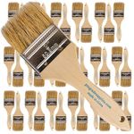 Pro Grade - Chip Paint Brushes - 36-Pack - 2 Inch Chip Brush for Paints, Stains, Varnishes, Glues, & Gesso