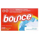 Bounce Fresh Linen Dryer Sheets 240 ct (Fresh Linen, 240 ct)