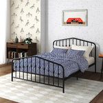 DHP Furniture Bushwick Metal Bed Black King Uk