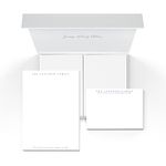 Me Loovely Personalised Stationery Gift Set Writing Paper and Envelopes Sets Flat Note Cards Sheets Luxury Customised Writing Supplies | Christmas Gifts