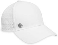 Gaiam Women's Hat-Breathable Ball Cap, Pre-Shaped Bill, Adjustable Size for Running White