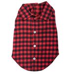 Buffalo Plaid Shirt, Red/Black, S