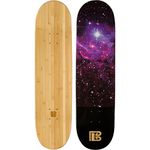 Bamboo Skateboards Graphic Skateboard Deck- More Pop, Lighter, Stronger, Lasts Longer Than Most Decks! (7.75, Nebula)