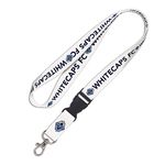 Vancouver Whitecaps FC MLS WinCraft Sports Two Toned White Blue Buckle Lanyard