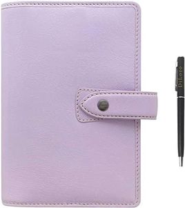 Filofax/Diloro Filofax Malden Leather Organizer Agenda Calendar Bundle with DiLoro Ballpoint Pen (Orchid 2022 With Pen, Personal Paper Size 6.73 inches x 3.74 inches )