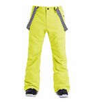 IMPHUT Men Snowboard Jacket Ski Jacket Men Ski Coat Pants Waterproof Warm Snow Coat Hooded Winter Snowboarding Skiing Bibs, Yellow, X-Large