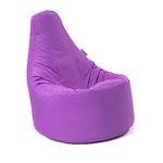 HH Home Hut Bean Bag Gaming Chair Gamer Beanbag Indoor & Outdoor Garden Big Arm Chair Large (Violet)