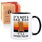 evecase Father's Day Gifts,'It's Not a Dad BOD,It's a Father Figure'Fathers Day Mug/Dad Mug.Gifts for Dad/Men/Him,Father's Day Gifts from Daughter/Son.Dad Gifts,Dad Birthday Gifts,Dad Christmas Gifts