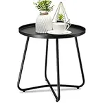 danpinera Outdoor Side Tables, Weat