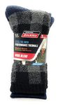 Dickies Genuine Menââ‚¬â„¢s 3-Pairs Steel Toe Crew Performance Thermals Socks, Wool Blend , Multicolor (Gray, Navy & Black) Pack of 1