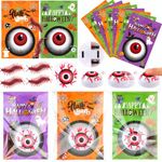 Halloween Toys Bulk, Halloween Party Favors - 24Pack Eyeball Pull Back Cars Prank Trick Centipede Toys, Trick or Treats Classroom Prizes Halloween Gifts Goodie Bag Stuffers