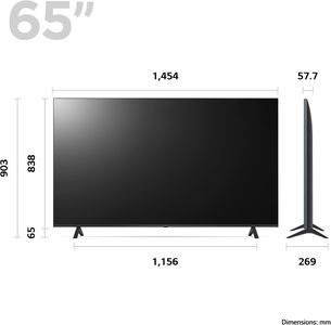 LG 65" 4K UHD Smart TV – ThinQ AI, HDR, LED Display