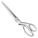 KUONIIY Heavy Duty Sewing Scissors 10 inch - Professional Stainless Steel Tailor Scissor Shears for Fabric Leather Dressmaking Tailoring Artists Students Dressmakers