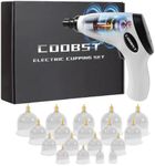 COOBST Cupping kit for Massage Therapy, Profession Cupping Set with Electric Cupping Guasha Pump, Cupping Therapy set with 18pcs High Temp and High Pressure resistant Vacuum Suction Cups for Cellulite