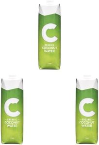 C Coconut Water Organic Coconut Water 1 Liter (Pack of 3)