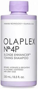 Olaplex No. 4P Blonde Enhancer Purple Toning Shampoo, Repairs, Hydrates, & Brightens All Blonde, Lightened, & Grey Hair, 250ml