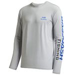 Bassdash Fishing T Shirts for Men UV Sun Protection UPF 50+ Long Sleeve Tee T-Shirt