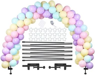 LANGXUN Kit de Arco de Globo Kit de Arco de Arco semicircular de Globo 2 Clips Ajustables para Diferentes tamaños de Mesa para Bodas de cumpleaños y Fiestas de graduación