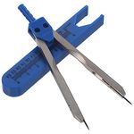 iplusmile Caliper Measuring Tool - Caliper Divider with Ruler, Caliper for Measuring Electrocardiographs Doctor Caliper Divider (Blue)