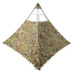 Nukem Grab & Go Hunting Ground Blind - Mossy Oak Obsession 3D Leafy - Lightweight Stake-Free Pop Up Turkey & Deer Blind, Regular