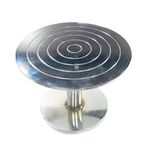 TAJ+ Stainless Steel Turntable Cake Stand (25 cm)