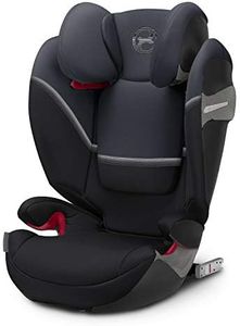 Cybex Gold Solution S-Fix High Back Booster Car Seat, For Cars with and without ISOFIX, Group 2/3 (15-50 kg), From Approx 3-12 Years, Granite Black