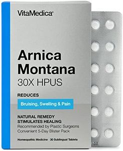 VitaMedica Arnica Montana 30X HPUS Tablets/Pills, Convenient 5 Day Blister Pack Homeopathic for Bruising & Swelling