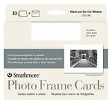 Pro-Art Strathmore Cards and Envelopes 5-inch x 6.875-inch 10 kg-White W/Die Cut Window