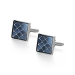 UJOY Fashion Cufflinks for Men in Gift Box Navy Blue