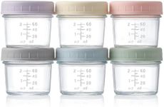 VITEVER 6 Pack Glass Baby Food Stor