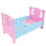 Mini Lovely Simulation Doll Bed Cribs Furniture Baby Play House Accessories