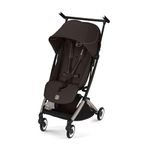 CYBEX Gold LIBELLE Pushchair, Cabin-Sized, from Approx. 6 Months to Approx. 4 Years (max. 22 kg), Ultra-Lightweight (just 6 kg), one-Hand Harness System, Chocolate Brown