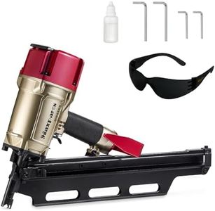 Maxparts Framing Nail Gun NR2183 21 Degree Plastic Strip Framing Nailer with Aluminum Magazine Quick Shooting Pneumatic Tools for Wood Constructions