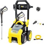 Kärcher K2100PS Max 2625 PSI Electric Pressure Washer with 4 Spray Nozzles - Great for Cleaning Cars, Siding, Driveways, Fencing and More - 1.2 GPM