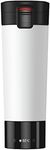 FUTURELAB Temperature Control Coffee Mug, Multi-Functional Travel Mug with 14400mah Power Bank, Vacuum Insulated Hot Beverage Warmer, 10OZ (White)
