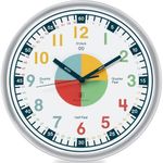 OWLCONIC Telling Time Teaching Clock for Kids Wall Clock - Analog Clock for Kids Bedrooms Playroom Homeschool Decor, School Classroom Learning Clock, Educational Clocks for Kids Learning to Tell Time