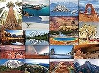 Better Me Our National Parks Puzzle 1000 Piece - USA National Parks Jigsaw Puzzle, Acadia, Yellowstone, Zion, Arches, Crater Lake, Mount Rainier, Great National Park Gifts 1000 Piece Puzzle