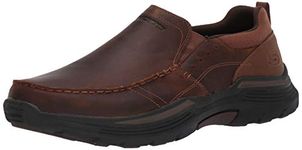 Skechers EXPENDED - SEVENO, Men's Moccasins, Brown (Dark Brown Leather Cdb), 11 UK (46 EU)
