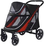 ZHUOYUANTONG Large Dog Stroller-4 W