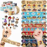 48PCS Pirate Party Favors 24PCS Tat