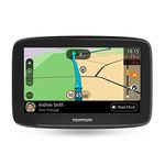 TomTom 5 Inch Car Sat Nav GO Basic with Updates via Wi-Fi, Lifetime Traffic via Smartphone and EU Maps, Smartphone Messages, Resistive Screen and TMC Receiver