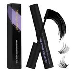 Lash Bond Cluster Lash Glue Black Sensitive Mild Fast Drying Waterproof Eye Lash Glue Individual Lash Glue DIY Lash Extension Glue Strong Hold Eyelash Glue for Lash Extensions(5ml)