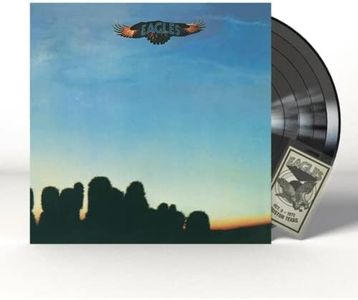 Eagles - Exclusive Limited Edition Black Colored Vinyl LP w/ Backstage Pass Replica