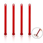 QYCX 4 Pcs Lid Lifters-Magnetic Canning Jar Lid Wands&Canning Lid Lifter&Canner Lid Wand-Canning Supplies Starter Kit, Beginners Canning Tools for Pots Home Canning Jar Preserving Fruits Vegetables(Red)