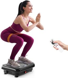 Vibration Plate Exercise Machine: TISSCARE Vibrating Plates for Lymphatic Drainage and Weight Loss, 300Lbs Capacity Full Body Power Shake Workout Platform for Home Cardio Fitness