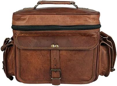 Genuine Leather DSLR SLR Vintage Camera Shoulder Messenger Bag Camera Satchel