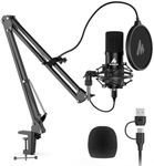 USB Microphone, MAONO 192KHZ/24Bit 