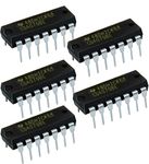 TEXAS INSTRUMENTS CD4070BE IC, QUAD XOR GATE, 2I/P, DIP-14 (5 pieces)