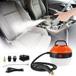 WICHEMI Steam Cleaner for Cleaning 1800W High Pressure High Temperature Handheld Steamer for Car Detailing Multifunction Portable Electric Steam Cleaning Machine for Home Kitchen Use (Orange)